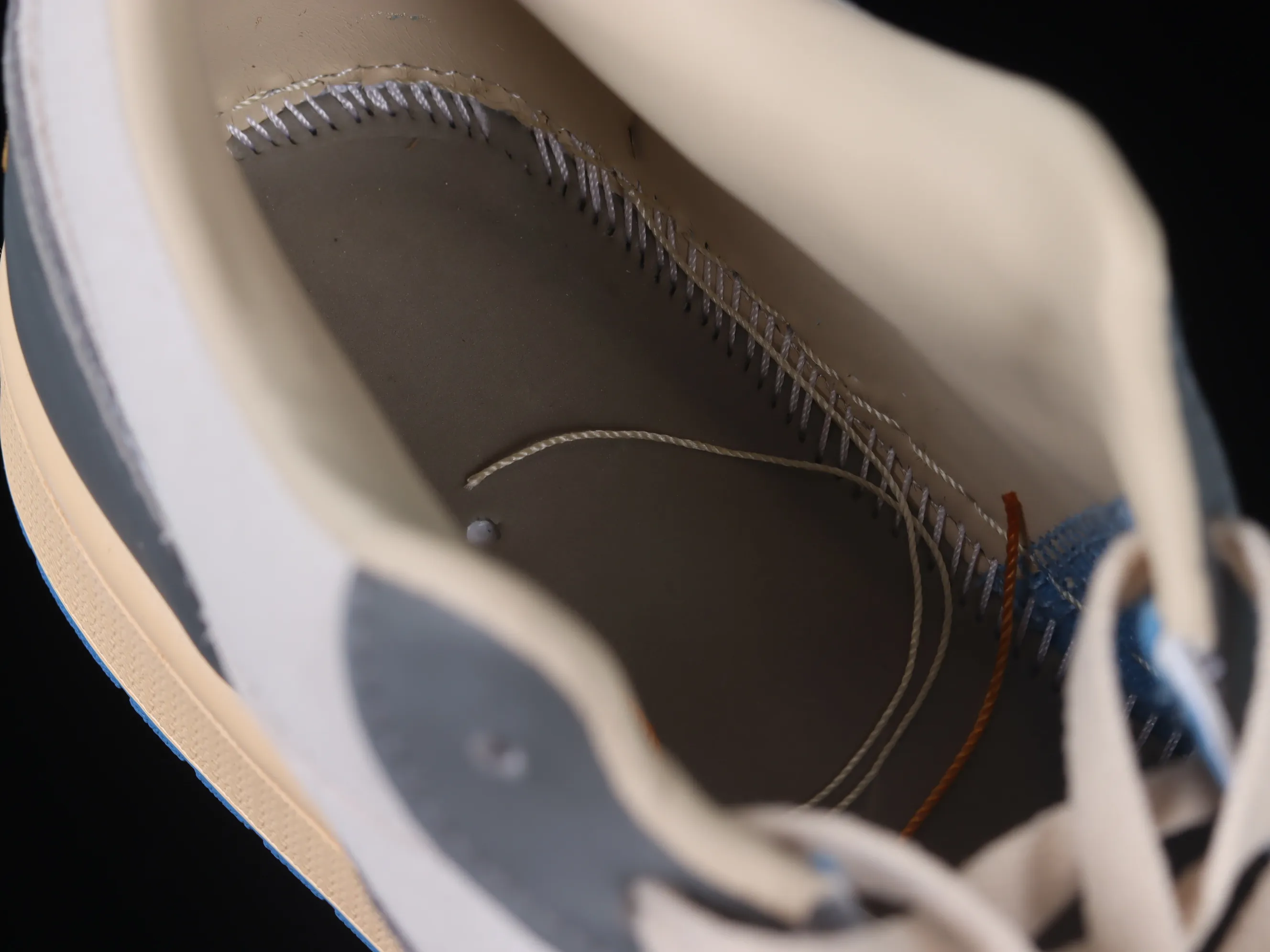 All categories Air Jordan Jordan series basketball shoes Air Jordan 1 Low G version pure original Air Jordan 1 Low "UNC Grey" AJ1 Joe 1 cement North Carolina blue low-top basketball shoes DZ5376-469
